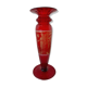 Vase en verre rouge XIXème