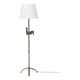Floor lamp Rooster in beaten iron, 1950s, France