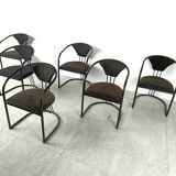Italian Postmodern dining chairs, 1980s - set of 6