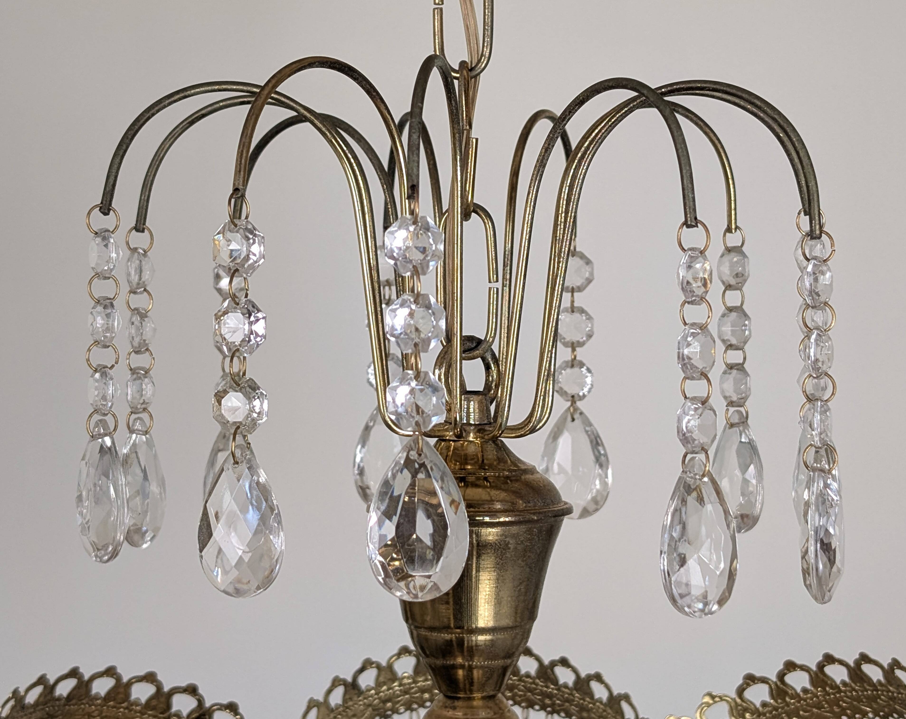 Tassel chandelier
