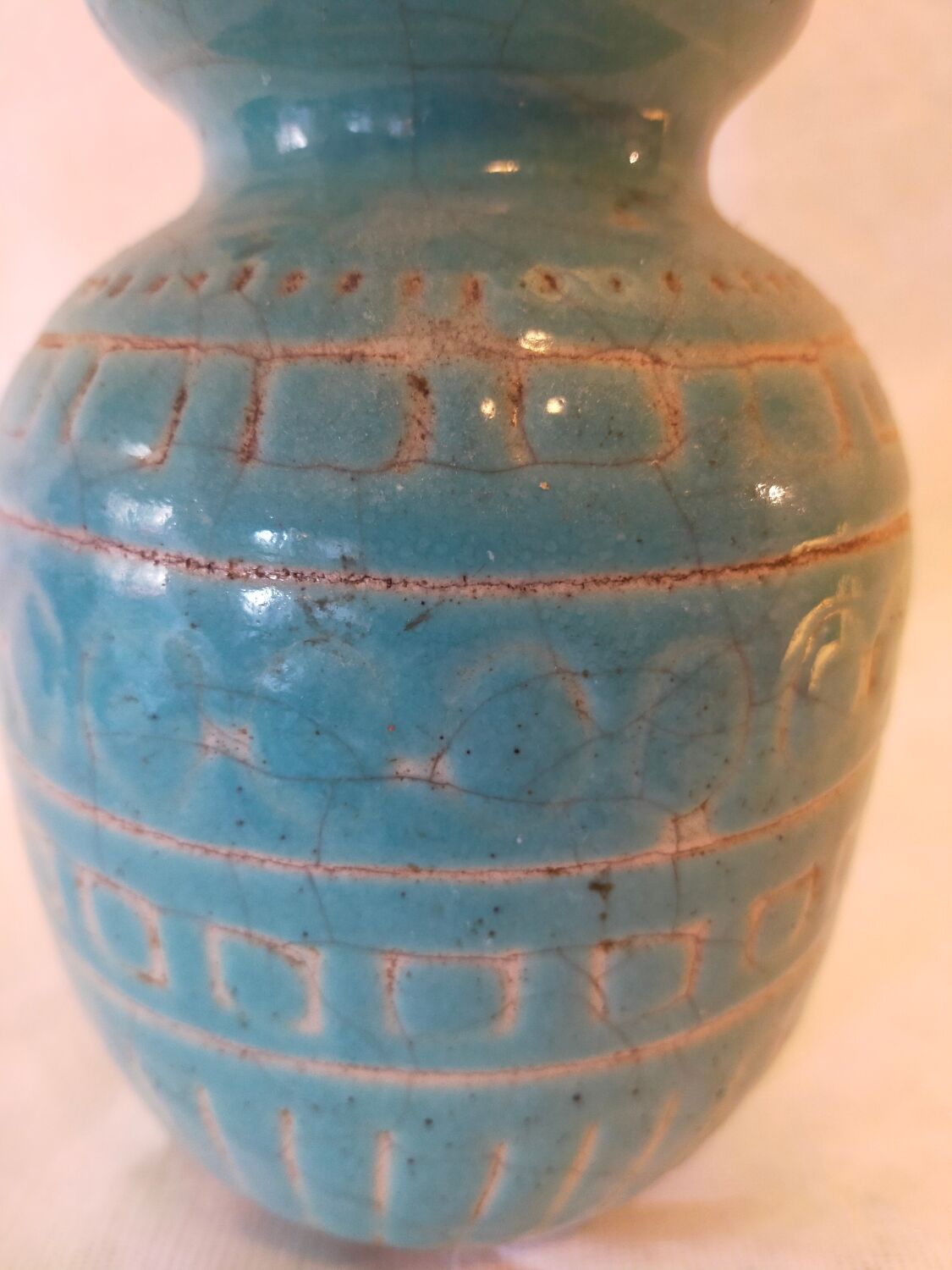 Ceramic vase by Jean Besnard, signed 1930/40