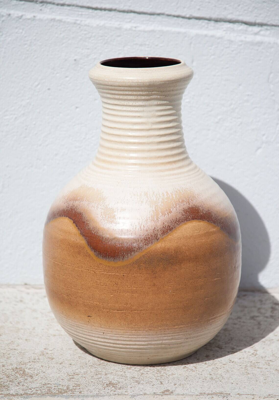 Large Scheurich vase, Vase 631-45, West Germany, jar, bottle.