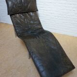 Swedish Leather Skye Lounge Chair by Tord Björklund for Ikea, 1970s