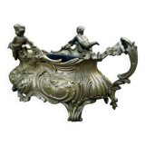 Large rock garden planter angel Art Nouveau