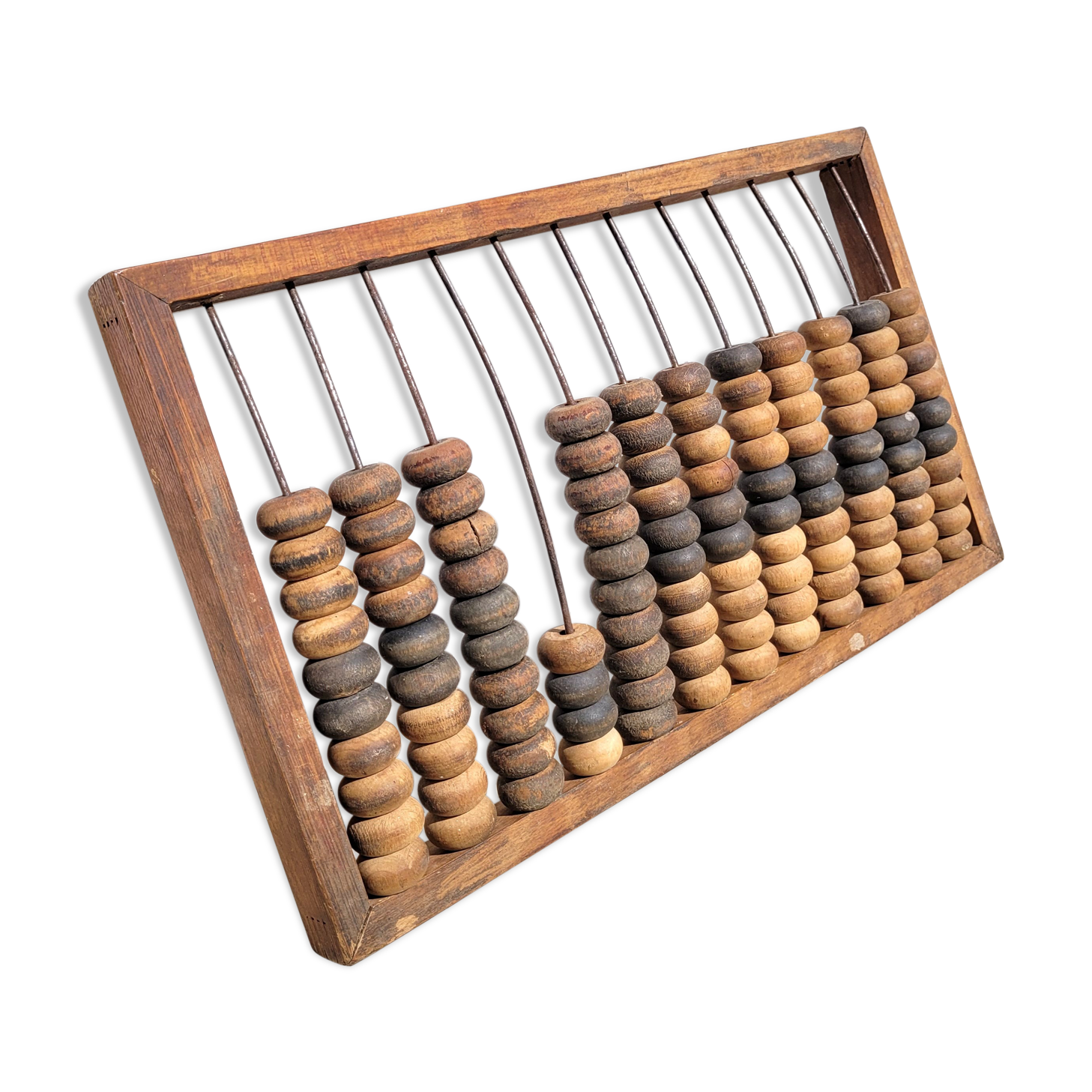 Old wooden abacus