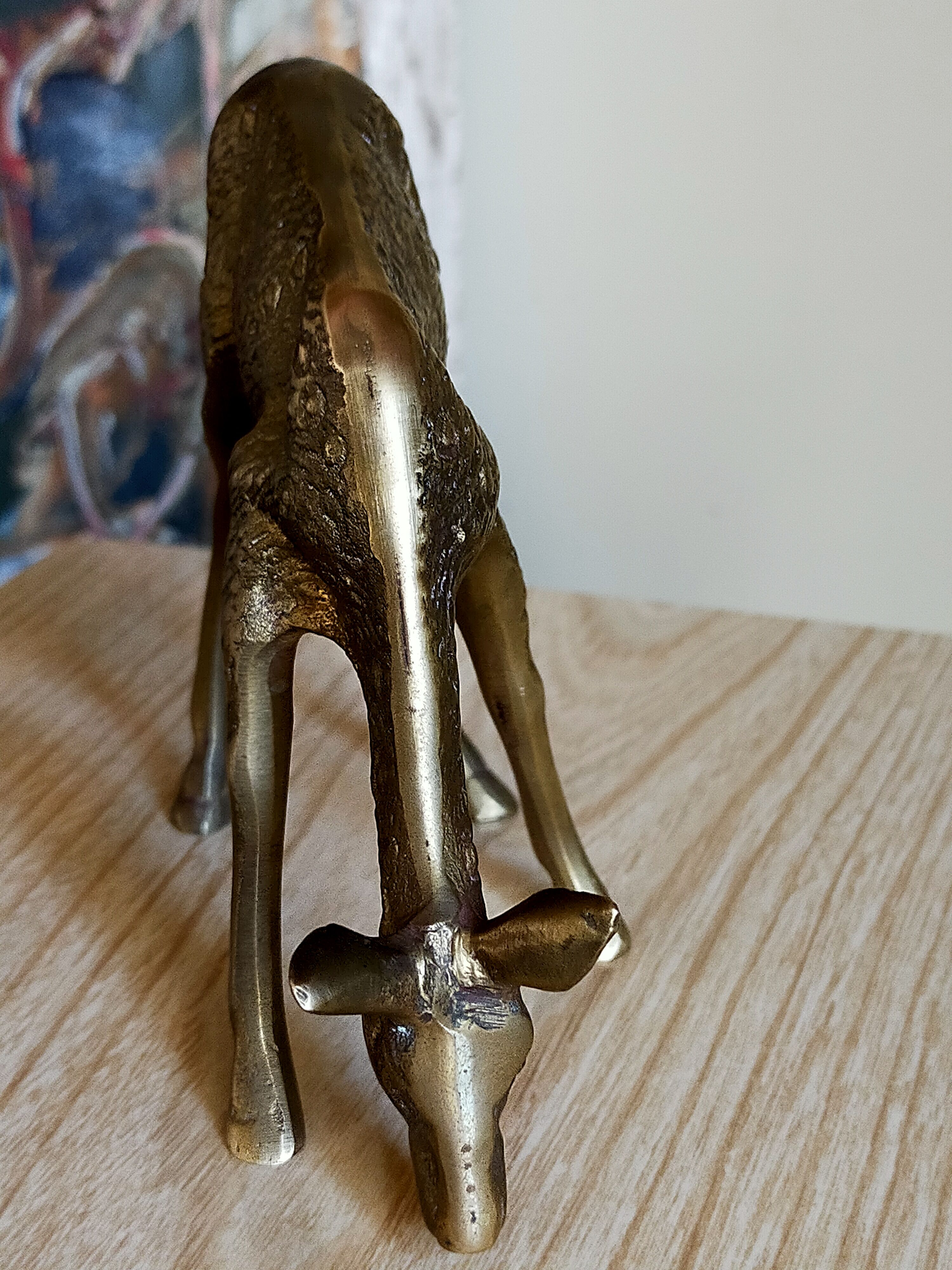 Solid brass doe