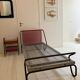 Bed and bedside table jaques hitier
