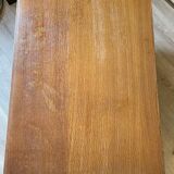 Commode vintage bois et rotin