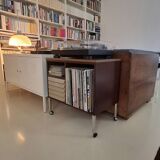 Vintage Italian Cabinet on Wheels, 1970s