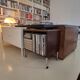 Vintage Italian Cabinet on Wheels, 1970s