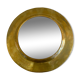 Round brass mirror 31 cm