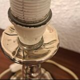 Silver table lamp