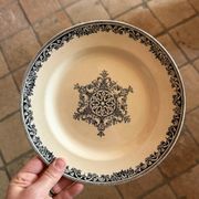 Flat plates Jules Vieillard Bordeaux in ironstone