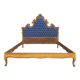 Bed frame gilded wood rocaille style
