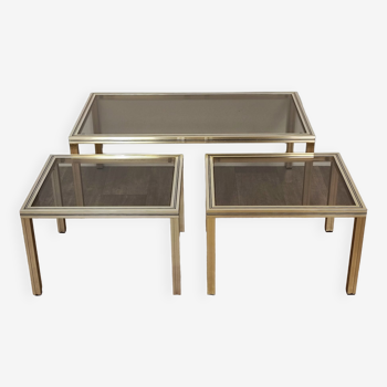 Nesting coffee tables 80s