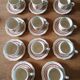 10 tasses et soucoupes "Le grenier de Louise "