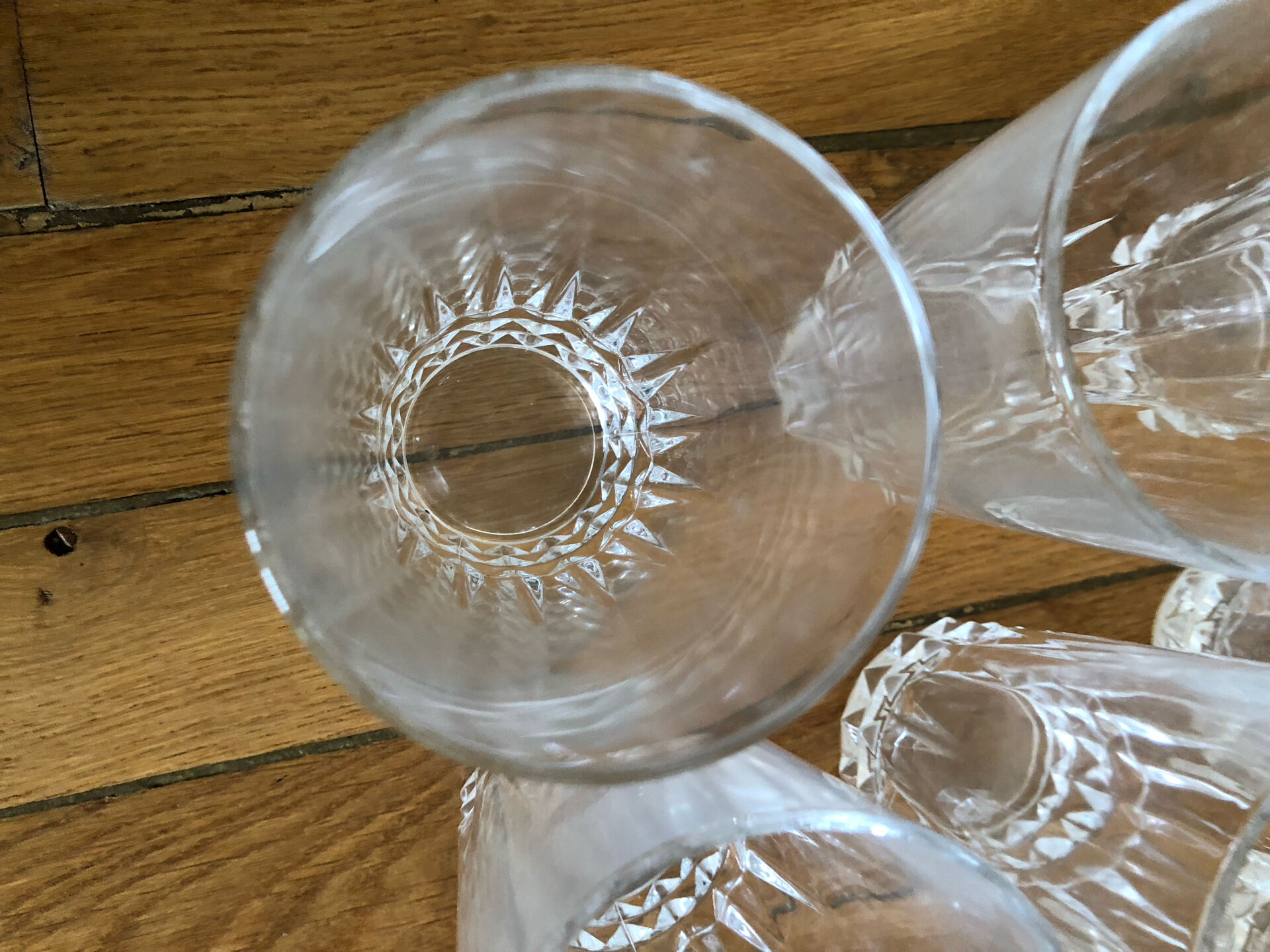 10 verres Cristal d’Arques