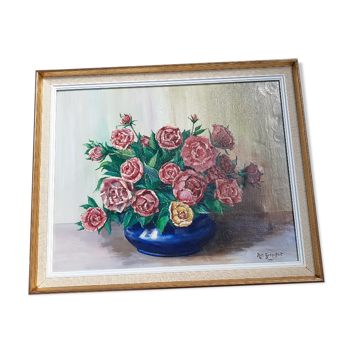 Oil on canvas by Arthur Gerthoffert 1977