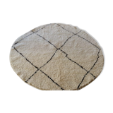 Round Berber carpet 140cm