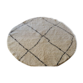 Round Berber carpet 140cm