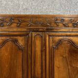 Louis XV period Provençal woodwork facade in solid walnut circa 1750