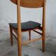 Série de 6 chaises scandinaves