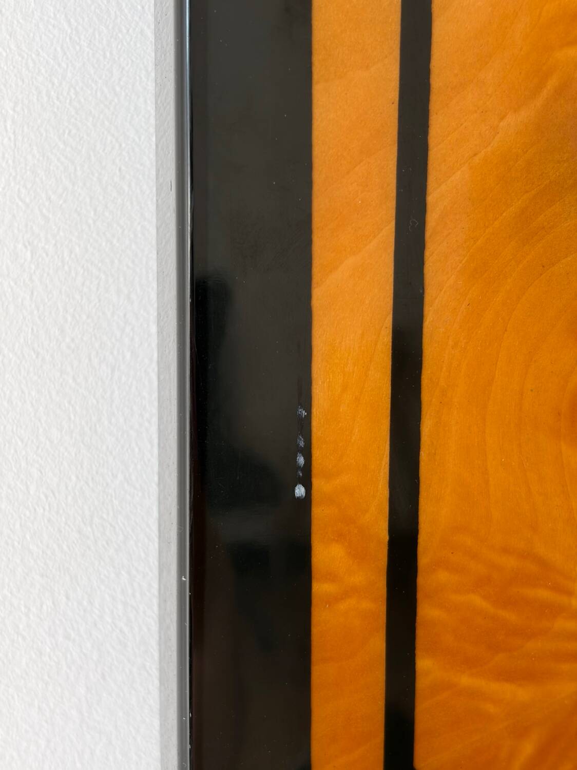 Miroir octogonal en loupe d’orme par Jean-Claude Mahey