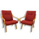 Paire de fauteuils par Jaroslav Šmídek, années 1960