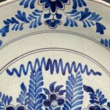 17th-18th century Delft earthenware plate signed AK Adriaen Kocx 1690-1701