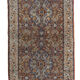 Vintage indian carpet tabriiz handmade 60cm x 177cm 1970s