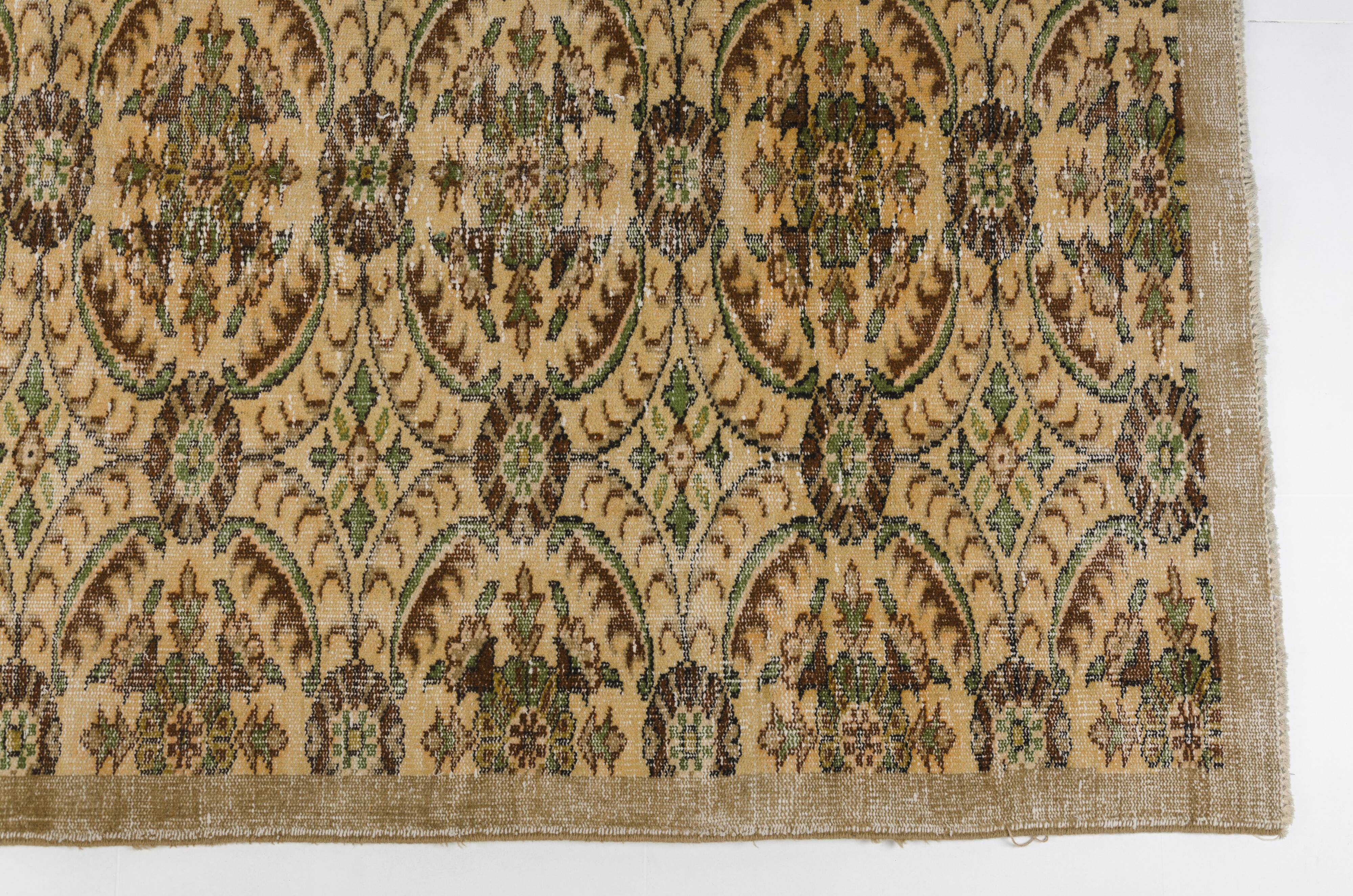 Vintage Floor Handmade Turkish Rug sku1062