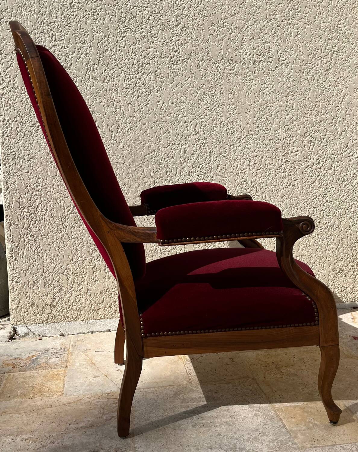 Antique Voltaire armchair