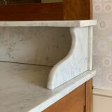 Coiffeuse avec dessus marbre 19ème siècle