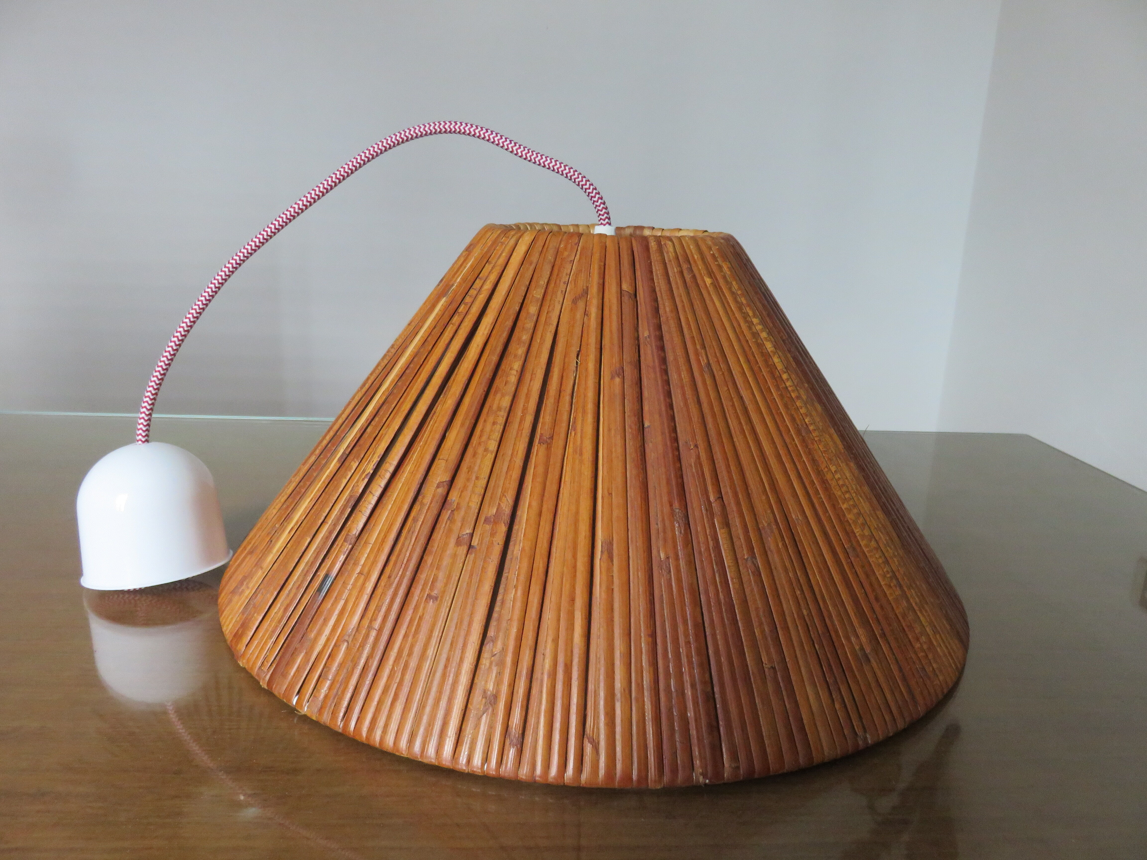 Suspension in rattan bamboo 60 years 70