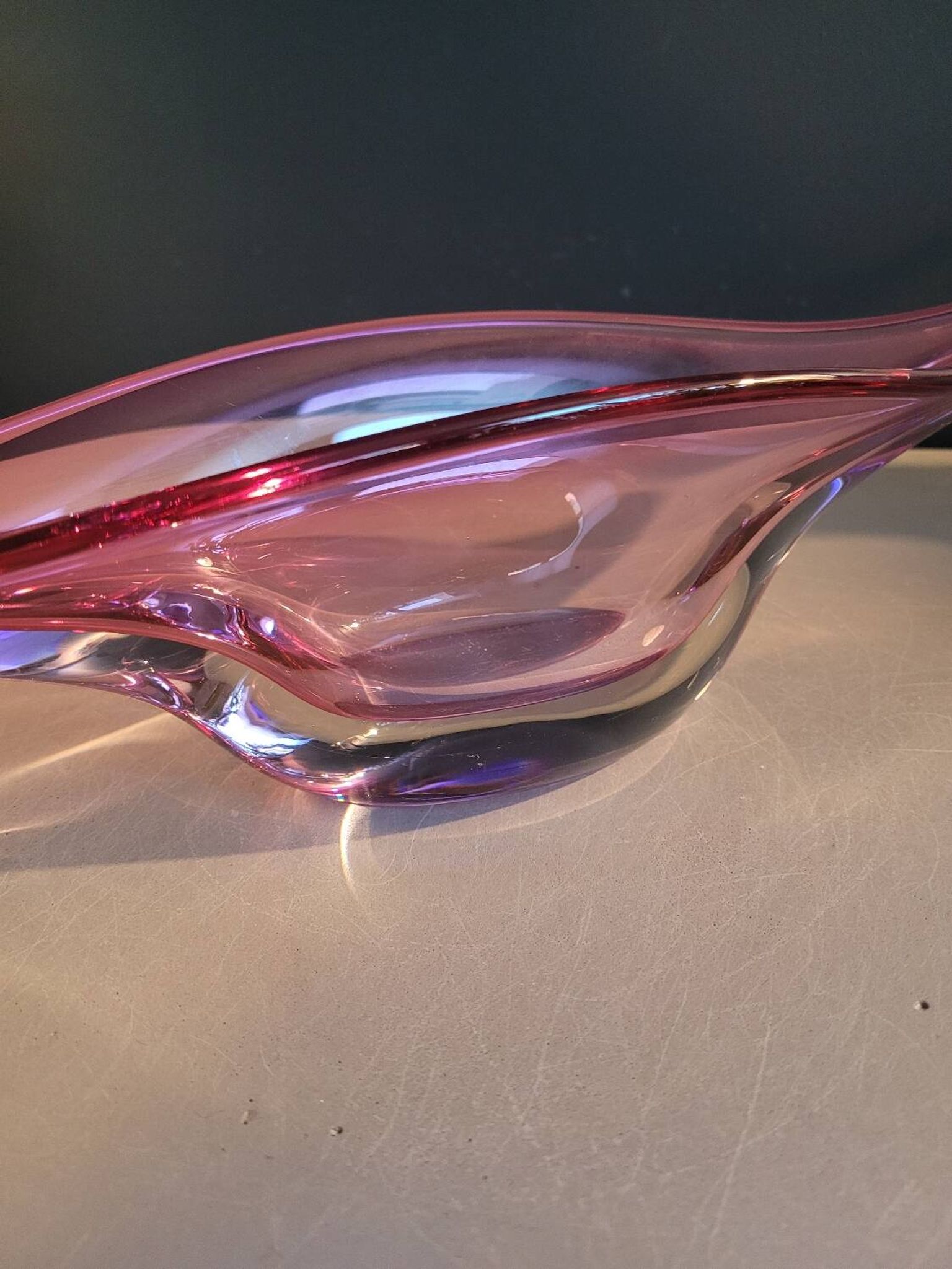 Coupe centre de table en Cristal de Vannes