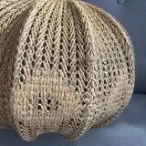 Vintage rattan chandelier
