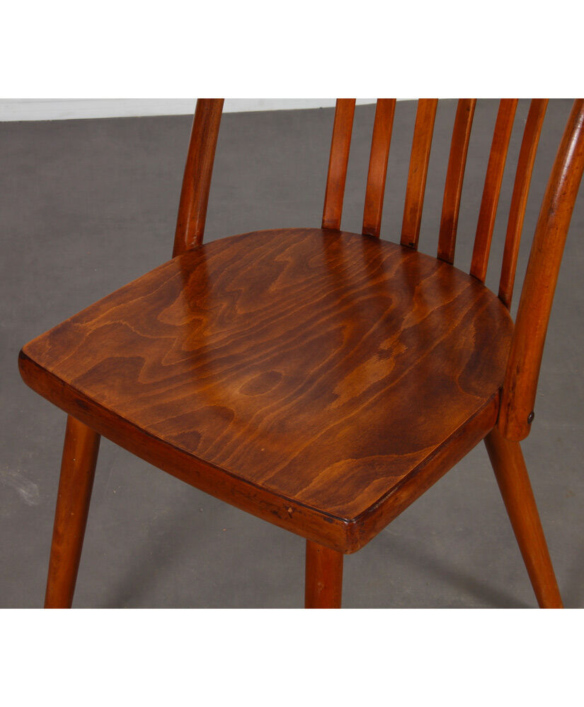Chaise vintage en bois par Antonin Suman, 1960
