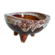 Ceramic tripod cup from accolay signed vintage
