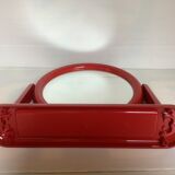 Tiger red plastic table mirror made in holland