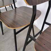 Vintage Industrial School Chairs - STOL Kamnik - 70s Yugoslavia - Set of 4