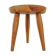 Modern Scandinavian Sculptural Stool in Pine, Sweden, 1970s