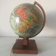 Globe terrestre girard barrère verre vintage 1960