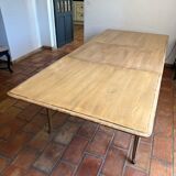 Cherry dining table - patinated - extendable