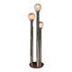 Vintage 20thc italian chrome & glass floor lamp by mazzega c.1970