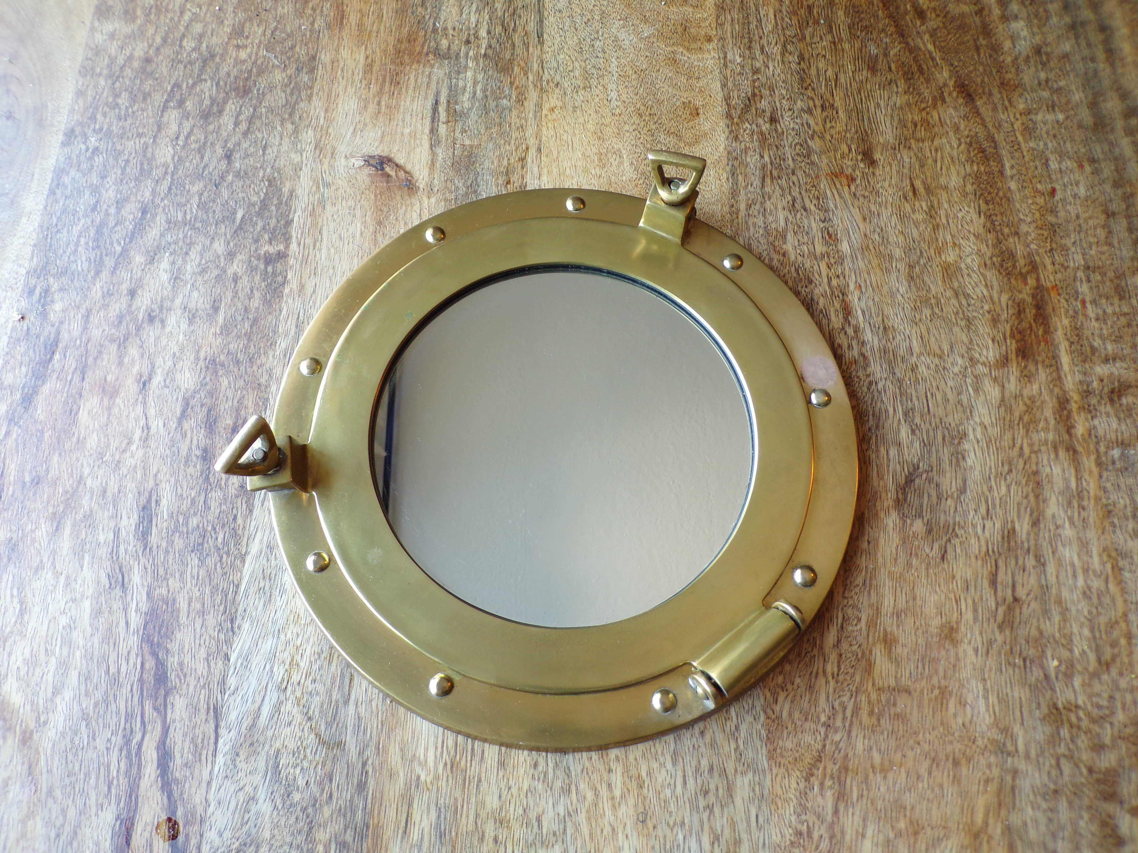 Ublot brass mirror Ø30cm