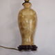 Straw-marquetry table lamp / Louis Drimmer/vintage
