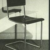 1930s Bauhaus style chair by d3 Rotterdam; model no. 36.