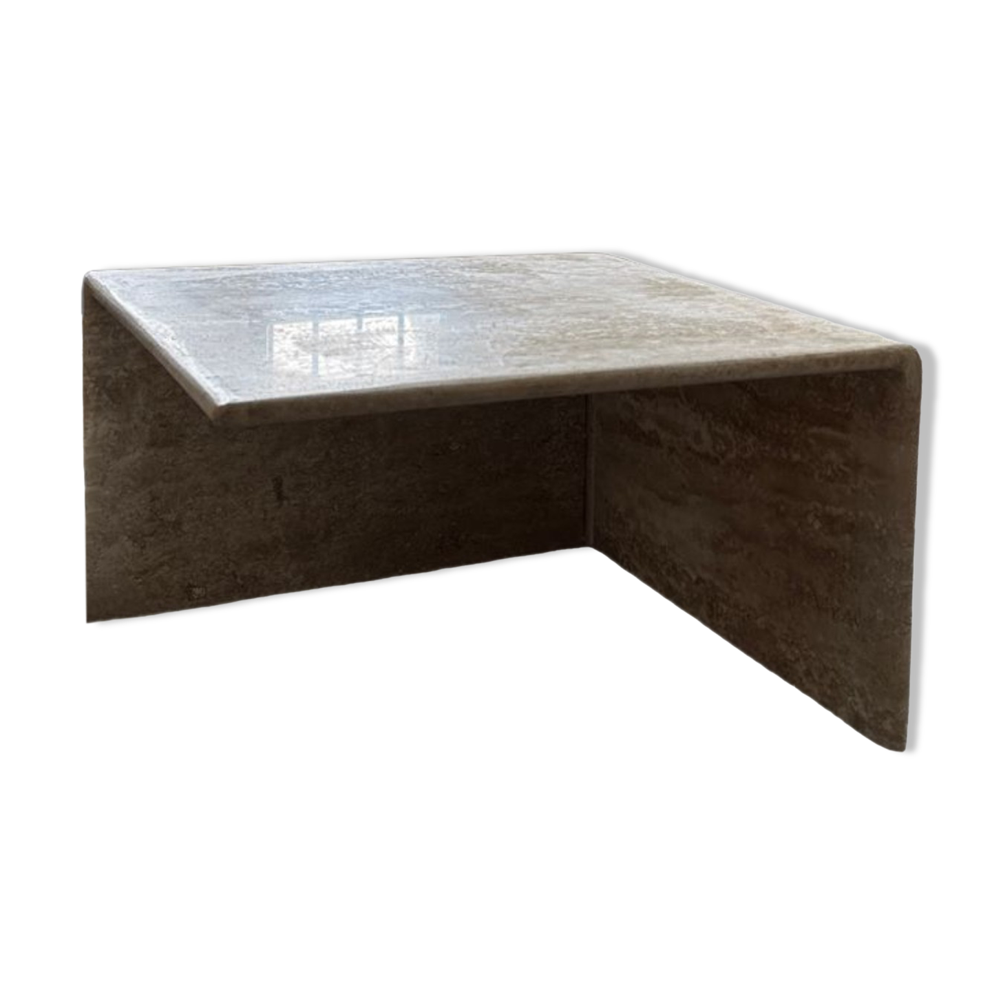 Table basse en travertin