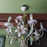Vintage metal flower chandelier