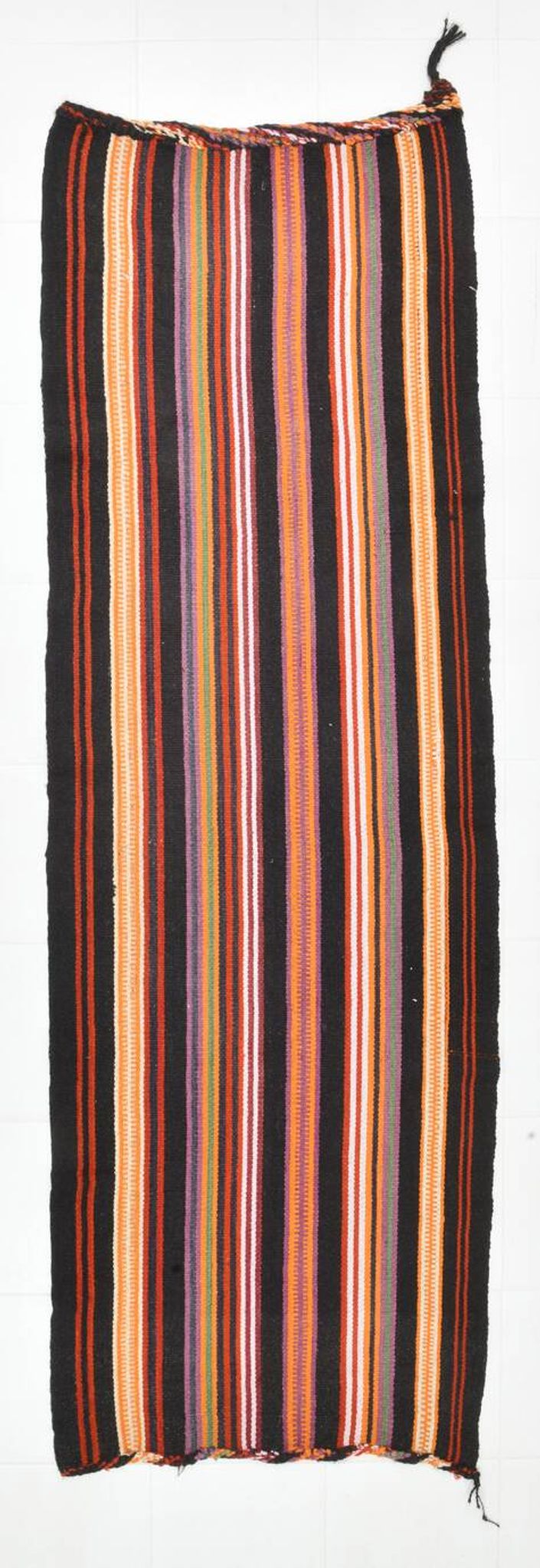 Tapis Kilim turc à rayures